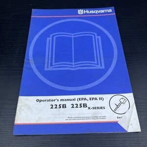 Husqvarna‎ 225B & 225B X-Series Operator's Manual OEM Leaf Blower Guide